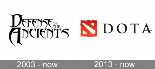 Dota Logo history