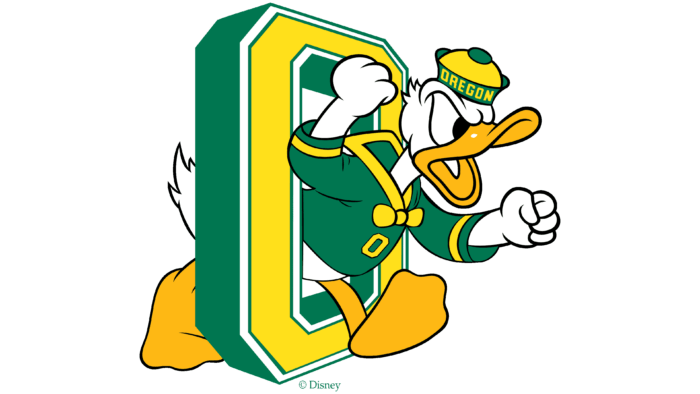 Oregon Ducks Logo 1974