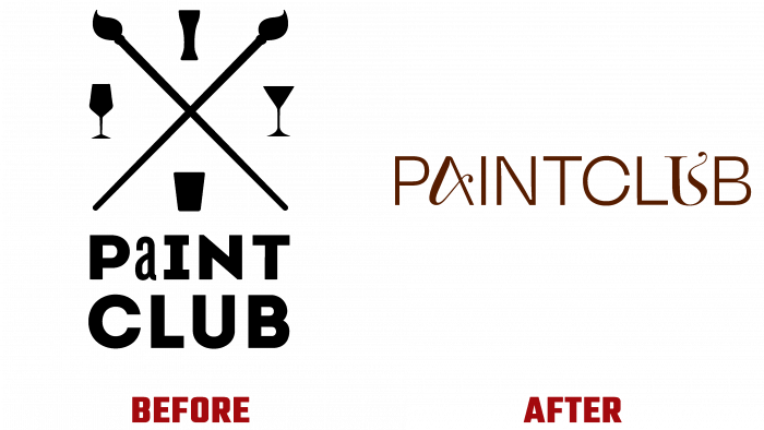 Paintclub Before and After Logo (history)