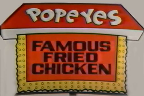 Popeyes logo 1972