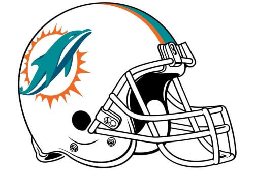 Helmet miami dolphins